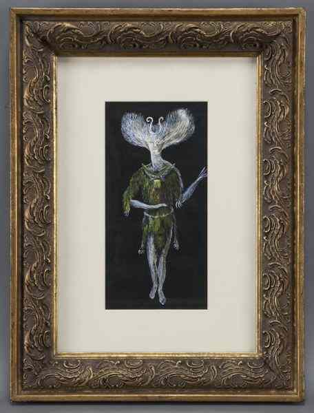 Appraisal: Leonora Carrington ''Untitled'' gouache on paper executed circa late 's