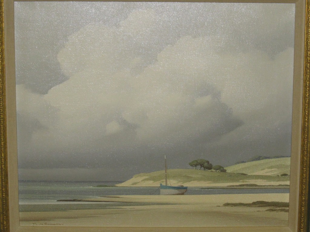 Appraisal: T DE CLAUSADE Oil on canvas 'Greveen Pas-De Calais signed