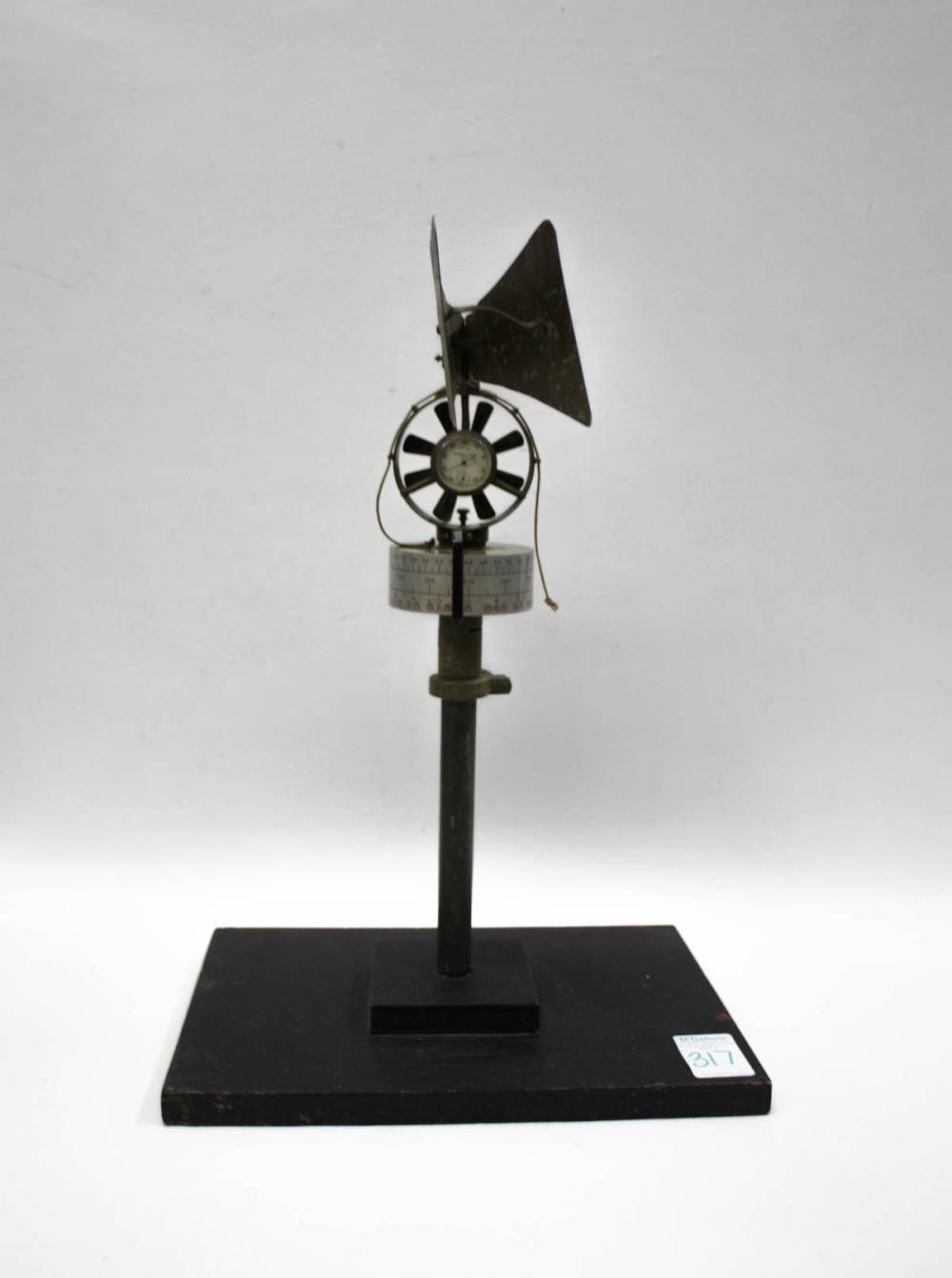 Appraisal: JAPANESE WW ERA ANEMOMETER WIND SPEED AND DIRECTION INDICATOR having