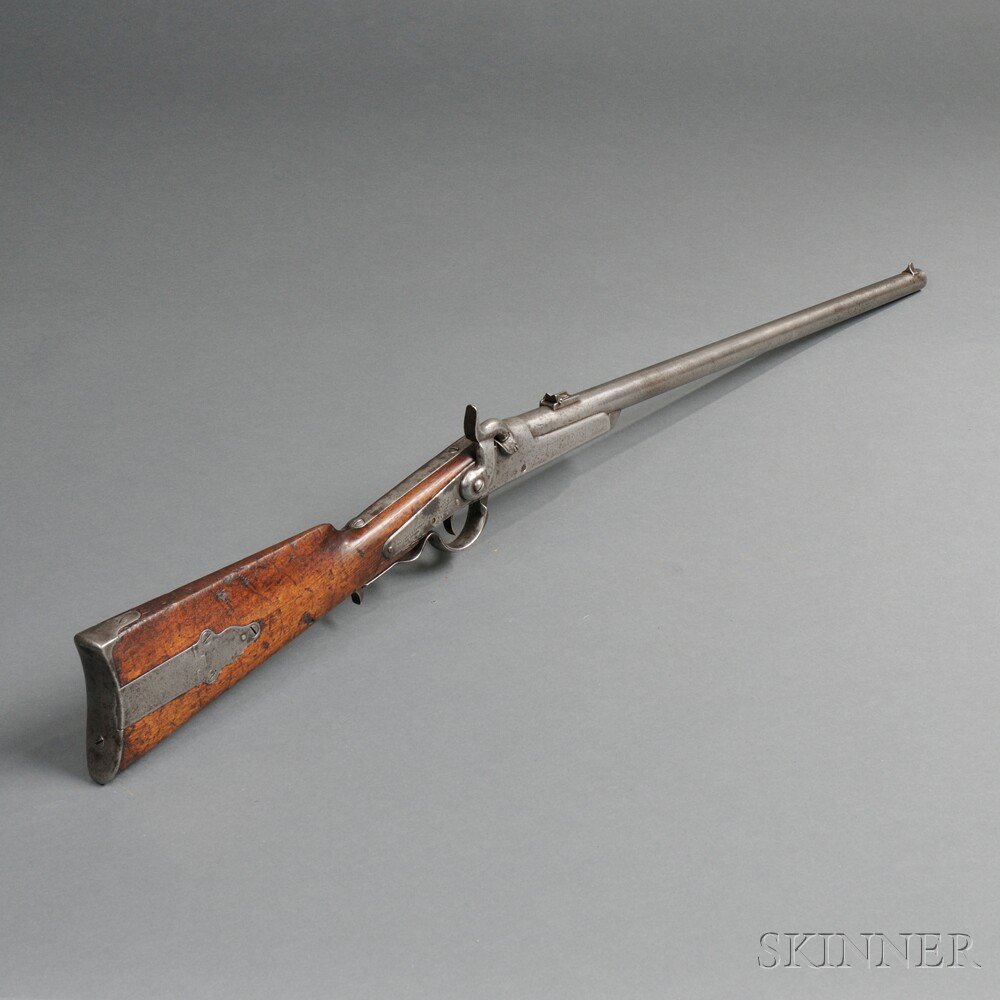 Appraisal: Gallagher Carbine c - serial number walnut stock with initials