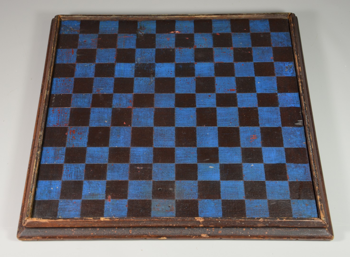 Appraisal: Blue and Black Painted Game Board square overall RCA LLC