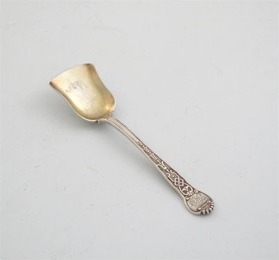 Appraisal: A William IV 'Kings shape' Elizabeth pattern sugar scoop gilt