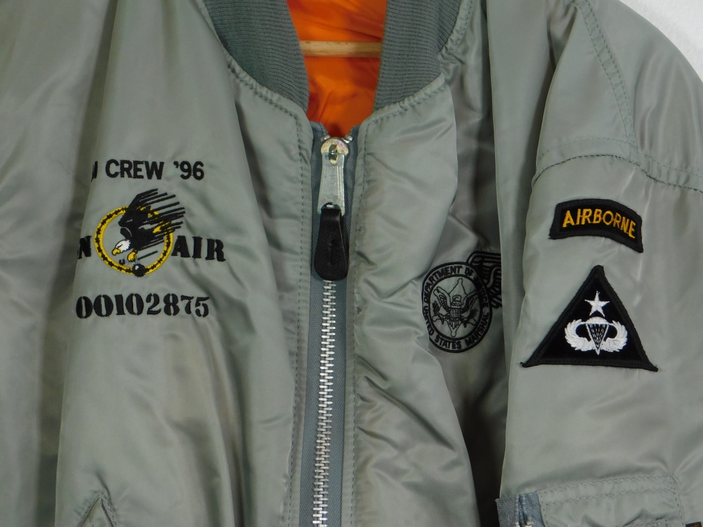 Appraisal: HOLLYWOOD CON AIR FILM CREW BOMBER JACKET United States Light