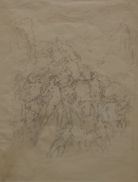 Appraisal: Norman Lindsay - Untitled pencil on paper x cm