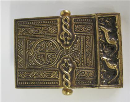 Appraisal: Tiffany Co 'Venetian' pattern gilt bronze desk clip early th