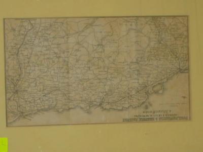 Appraisal: Printed Maps of Railway Companies comprising Caledonian York Newcastle Berwick