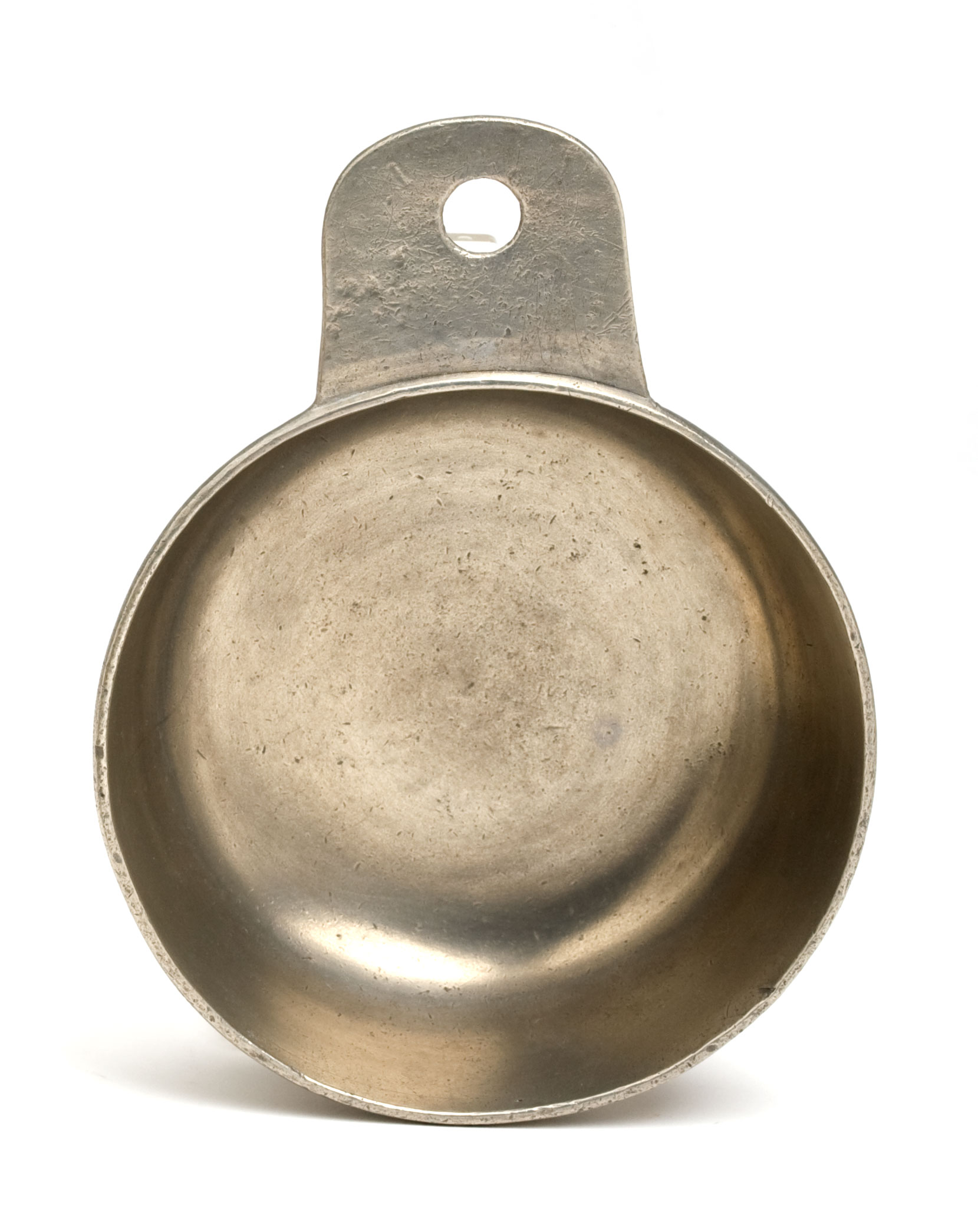 Appraisal: PEWTER PORRINGER POSSIBLY ELISHA KIRK PENNSYLVANIA CIRCA - Attribution is