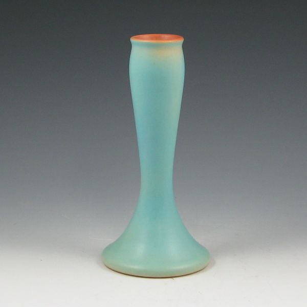 Appraisal: Roseville Florane bud vase in blue Marked R USA -