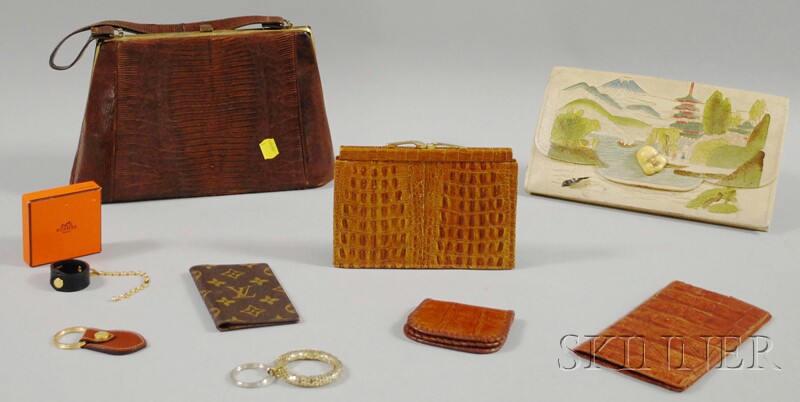 Appraisal: Group of Lady's Accessories including six handbags and wallets several