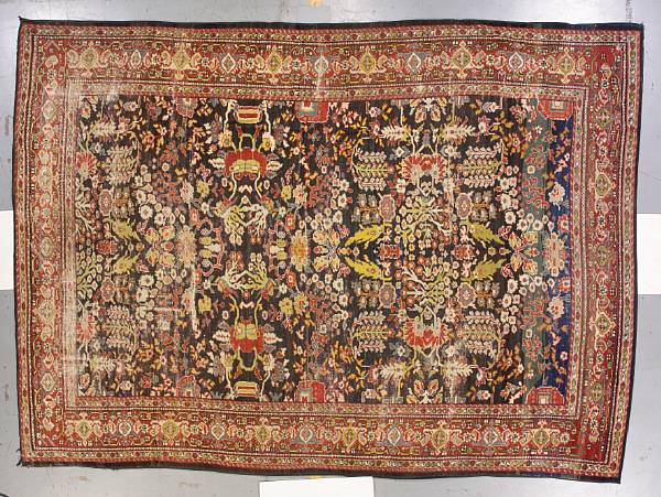 Appraisal: A Sultanabad carpet Central Persia late th century size approximately