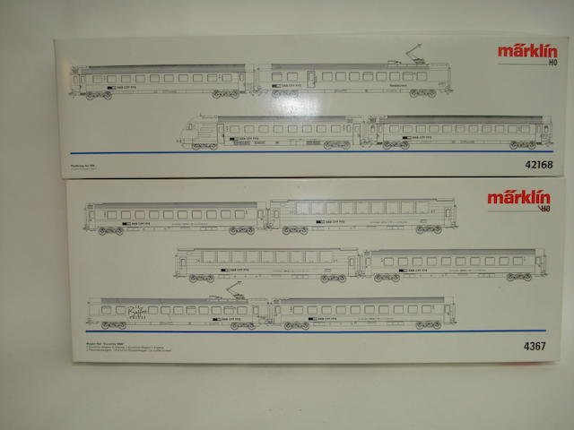 Appraisal: Marklin Digital SBB Diesel Electric train set and rolling stock