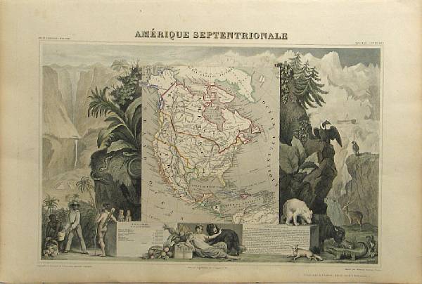 Appraisal: MAPS maps of the Americas including Janvier Jean L'Amerique divisee