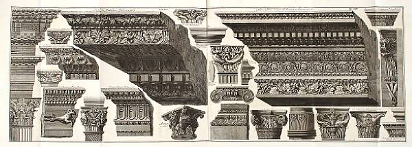 Appraisal: PIRANESI GIOVANNI BATTISTA - Della magnificenza ed architetture de' Romani