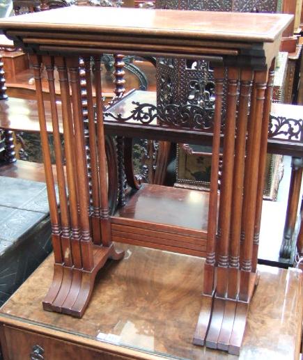 Appraisal: A quatetto of late th century mahogany and satinwood banded