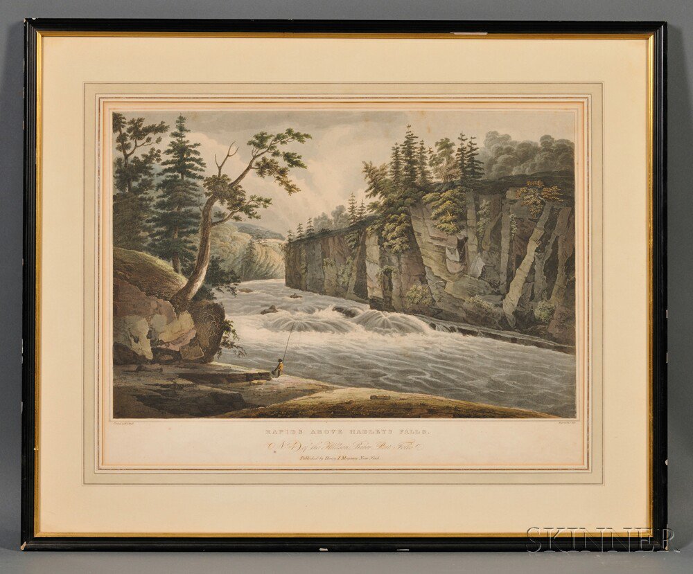 Appraisal: After William Guy Wall American - Rapids above Hadleys Falls