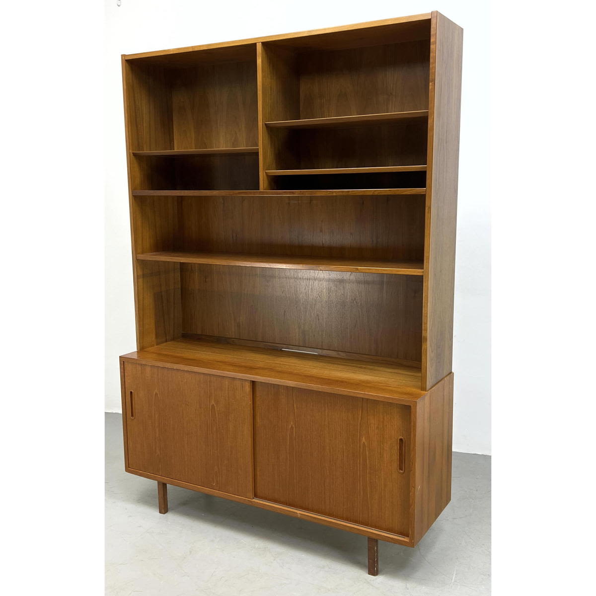 Appraisal: Hundevadt Danish Modern Shelf Cabinet Part credenza base shelf unit