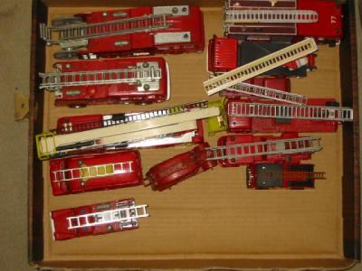 Appraisal: Seven various Dinky Fire Engines six other factories no boxes