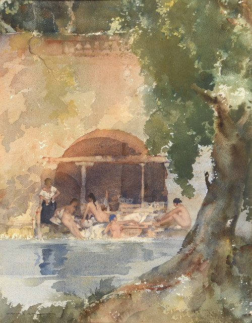 Appraisal: William Russell Flint British - 'Five Contessas'signed lower left titled