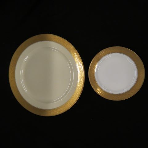 Appraisal: Rosenthal Gold Band Porcelain Plates - and - beautiful