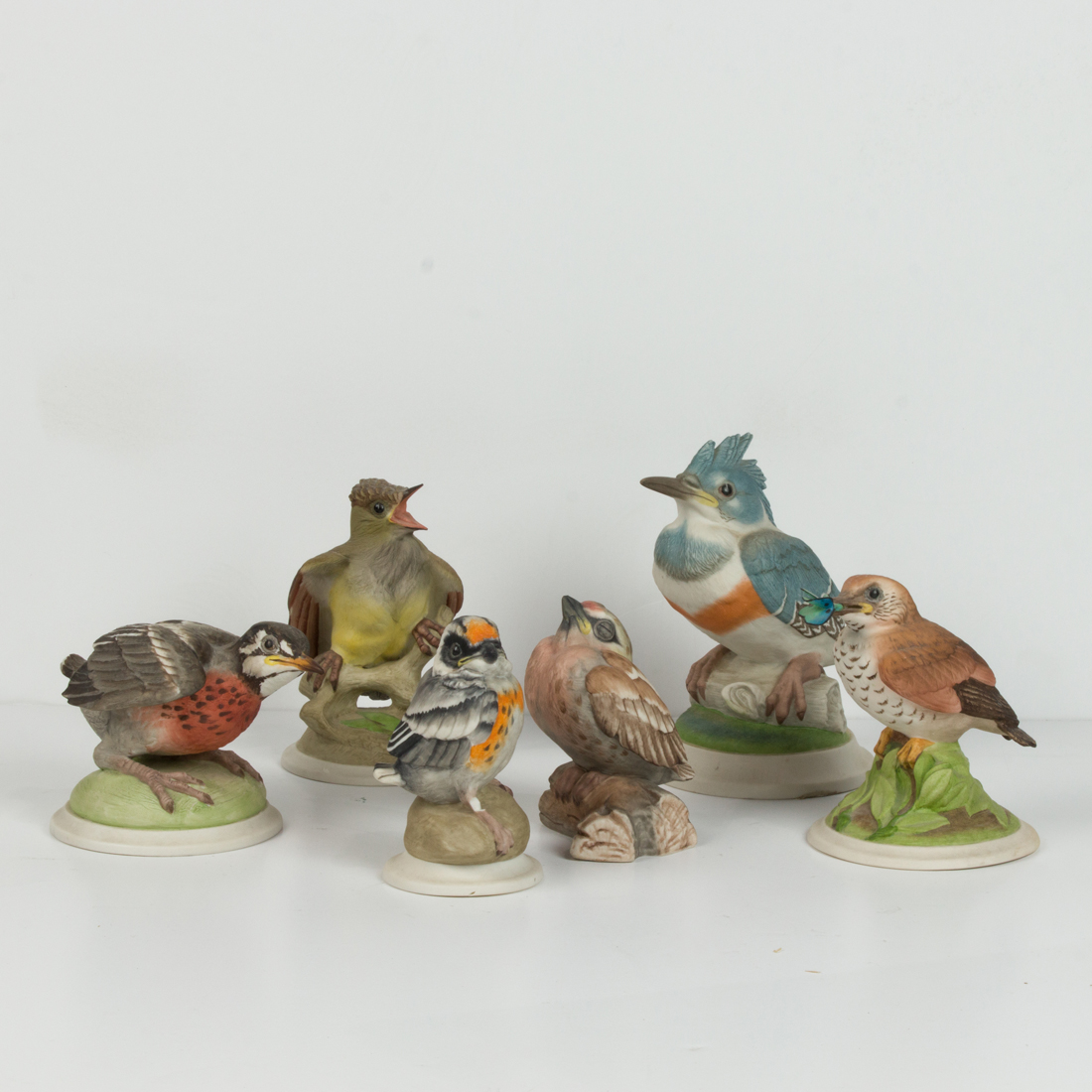 Appraisal: LOT OF BOEHM PORCELAIN FLEDGLING BIRDS Lot of Boehm porcelain