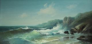 Appraisal: Painting Eugene Garin Eugene Garin American Russian - Crashing Waves