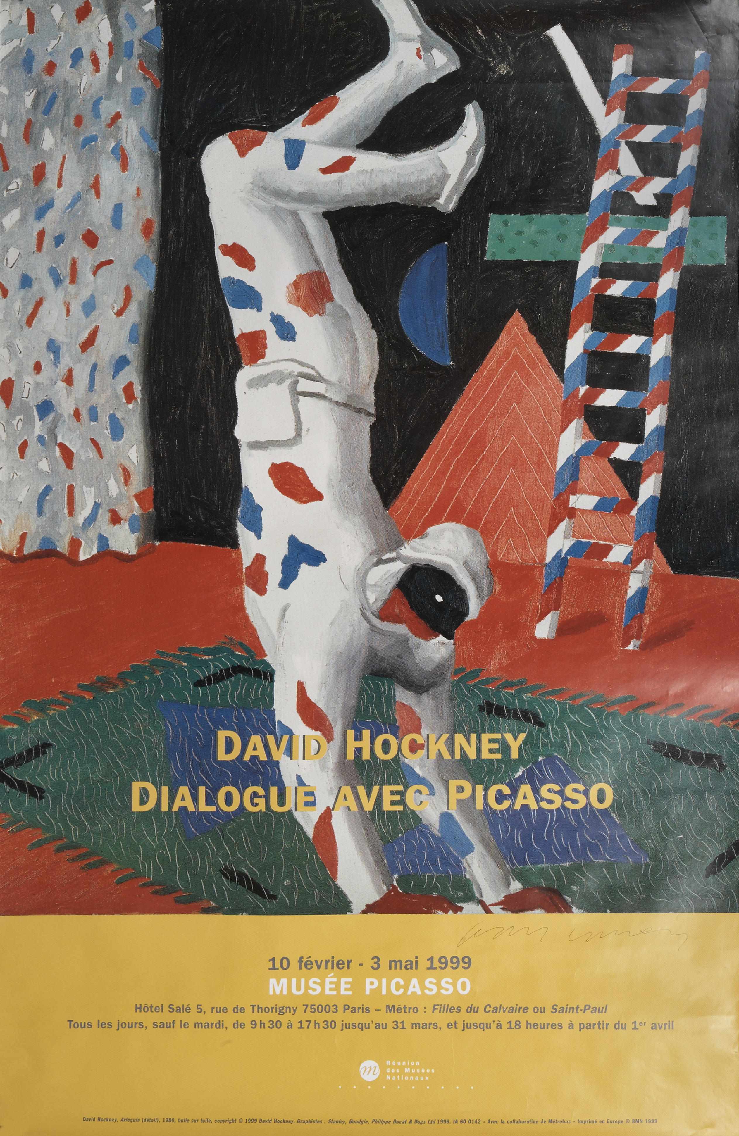 Appraisal: David Hockney British born David Hockney Dialogue Avec Picasso David