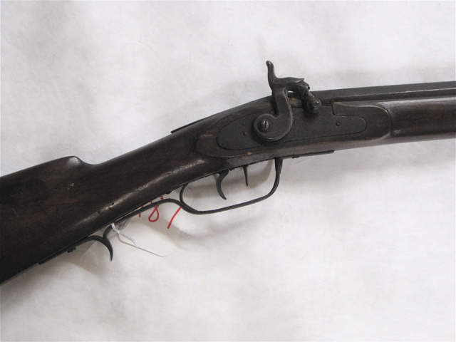 Appraisal: NINETEENTH CENTURY PERCUSSION HALF STOCK PLAINS RIFLE caliber rifled octagonal