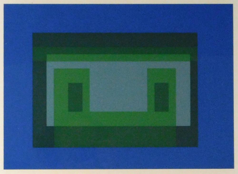 Appraisal: After Josef Albers German American - Variant V from Ten