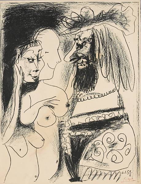 Appraisal: Pablo Picasso Spanish - Le Vieux Roi B M Lithograph