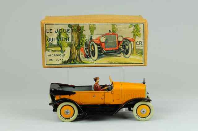 Appraisal: CHARLES ROSSIGNOL BOXED DELUXE AUTO France great paper litho box