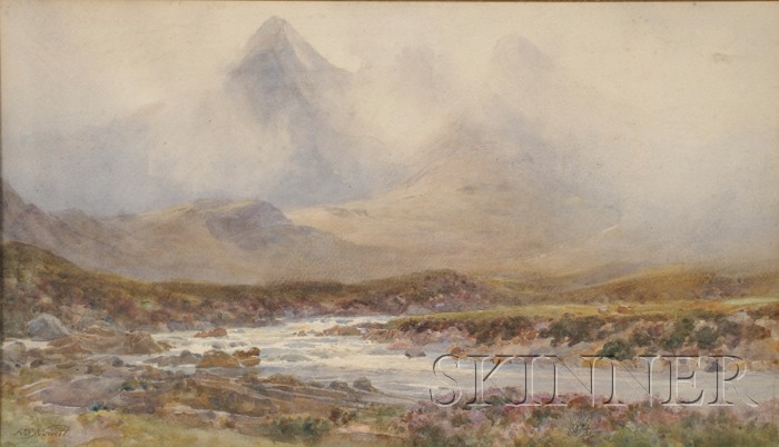 Appraisal: Arthur Trevithin Nowell British - Highland Landscape Signed A T