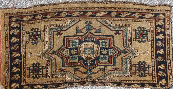 Appraisal: Fine th Century Turkoman Yomut Asmalyk rug x having good