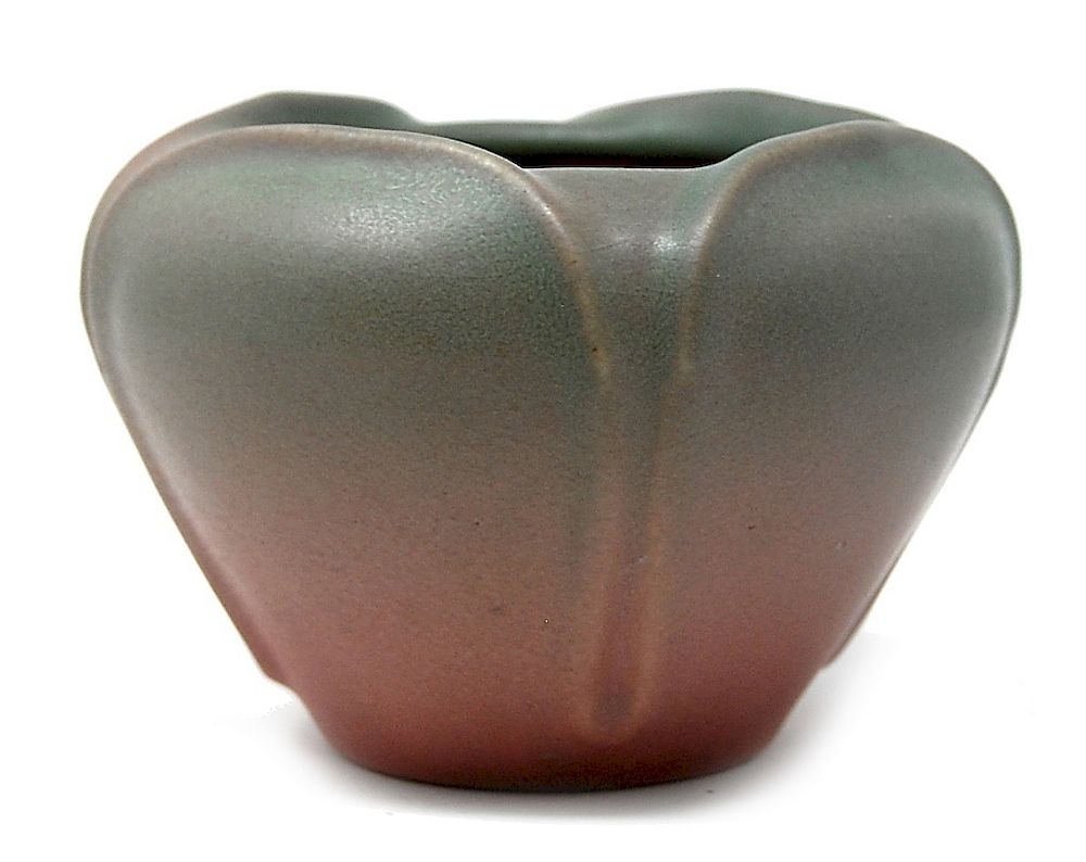 Appraisal: Rookwood Matte Leaf Petal Bowl Rookwood D Leaf Petal Bowl