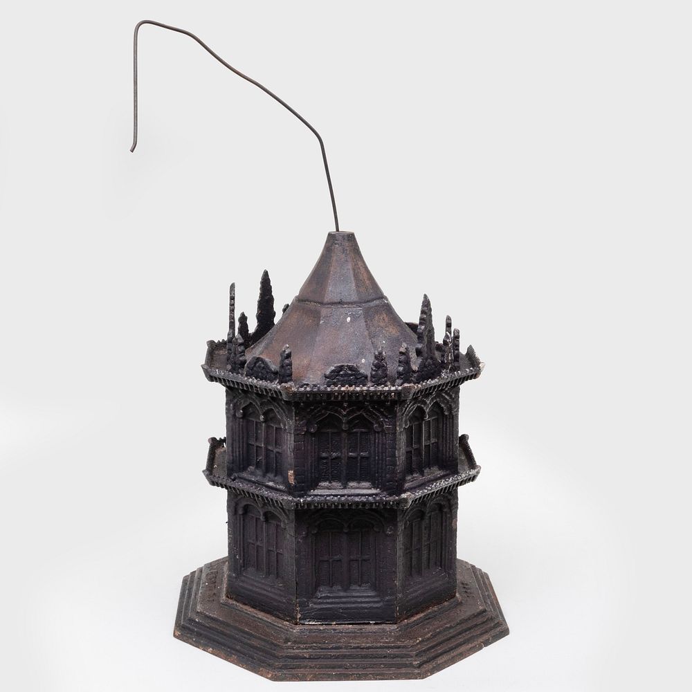 Appraisal: Miller Iron Co Neo-Gothic Cast Iron Folly Cast mark 'Troy