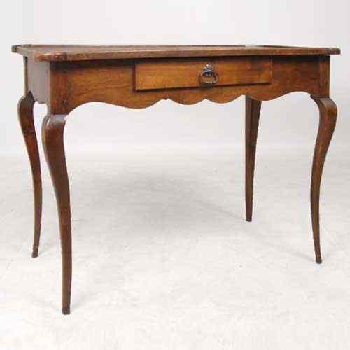 Appraisal: A French Provincial Louis XV Style Fruitwood Side Table circa