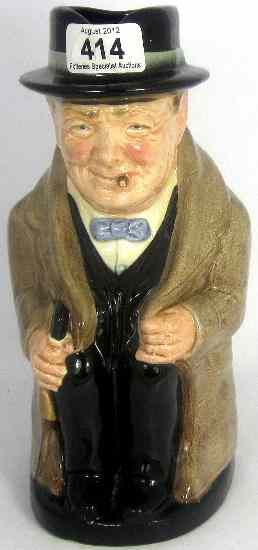 Appraisal: Royal Doulton Large Toby Jug Winston Churchill D