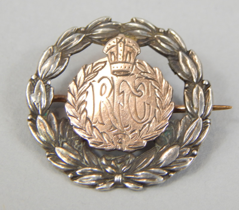 Appraisal: An early thC Royal Flying Corps Sweetheart brooch of shaped