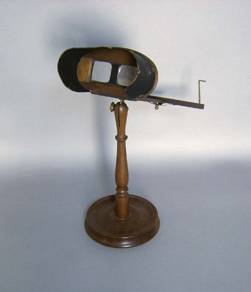 Appraisal: American Lens table top stereoscope Provenance Collection of Richard and