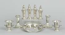 Appraisal: A Group of Sterling Silver Tabletop Items American Mid th