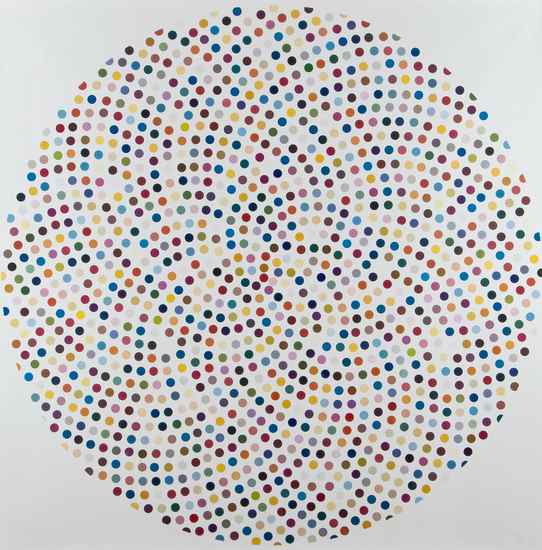 Appraisal: Damien Hirst b Valium lambda print in colours from the