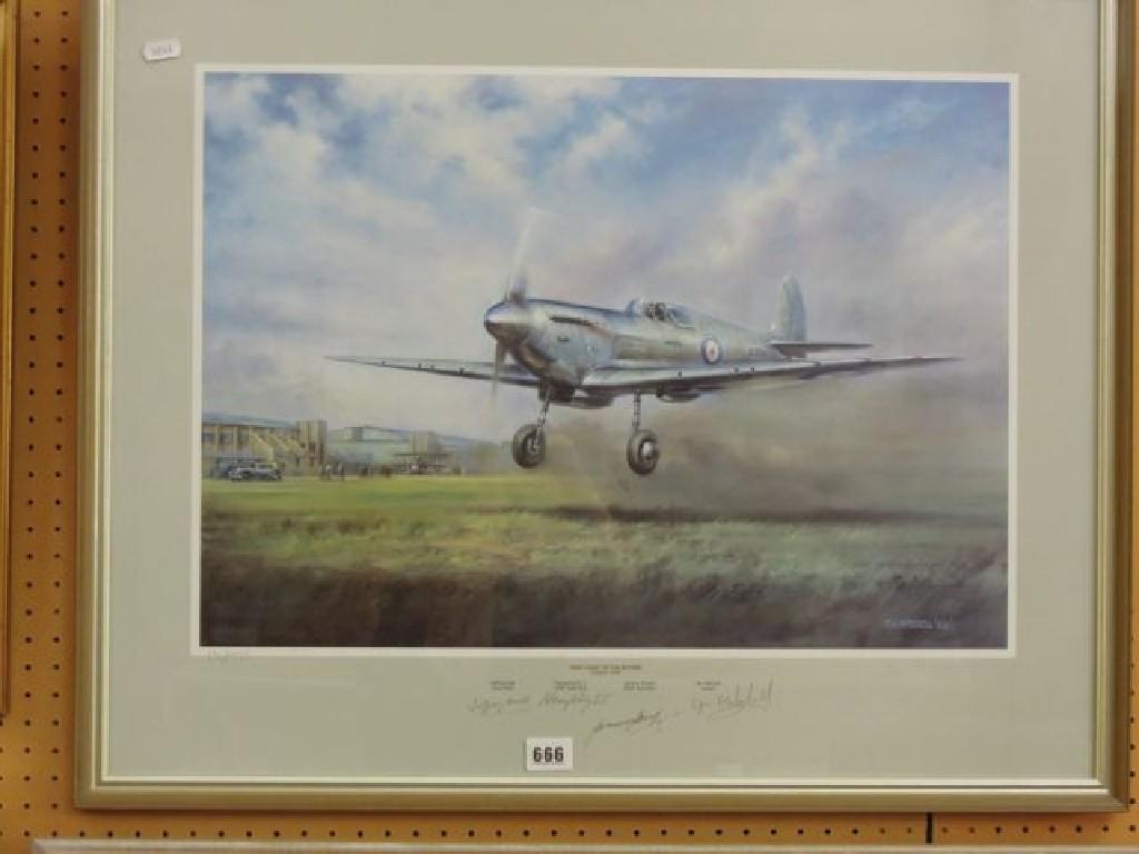 Appraisal: A signed limited edition coloured print by J W Mitchell