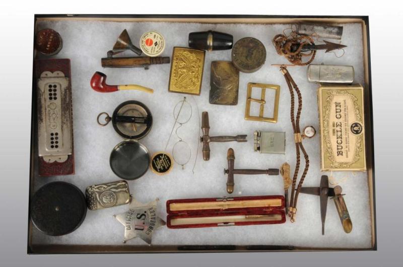 Appraisal: Lot of Miscellaneous Items Description Includes one Uncle Sam match