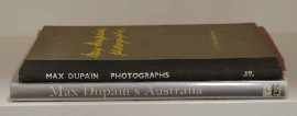 Appraisal: Max Dupain Photographs tall quarto unnumbered copy of an edition