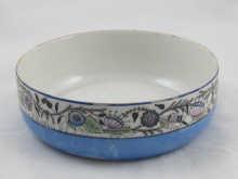 Appraisal: A Russian hand painted ceramic bowl by the Proletary factory