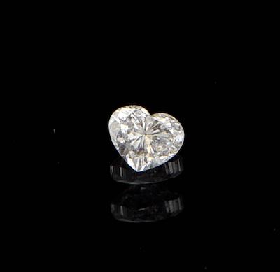 Appraisal: An Unmounted Carat Heart Shape Diamond Color approx G-H clarity