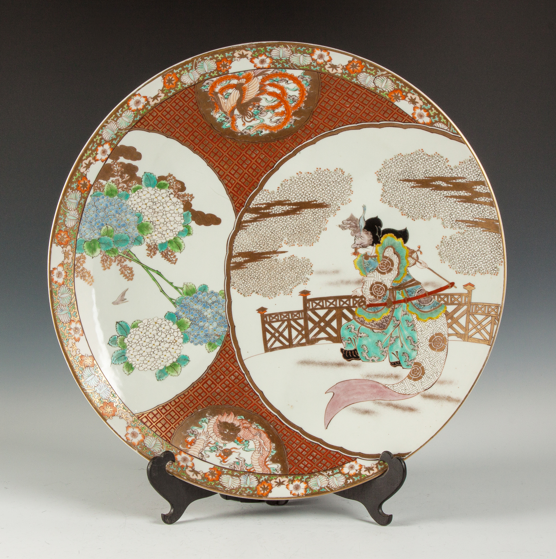 Appraisal: Large Japanese Imari Charger th Century Signed