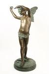 Appraisal: BRONZE STATUE - Cupid Aiming Arrow by Edme Augustin Jean