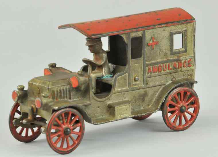 Appraisal: KENTON AMBULANCE Scarce example done in nickel plated cast iron