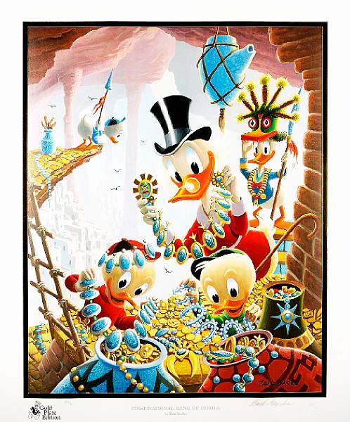 Appraisal: Carl Barks Another Rainbow Gold Plate Artist Proof AP- to