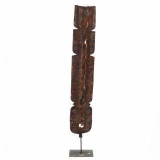 Appraisal: Burkina Faso Bobo Ceremonial Figural Mask carved wood in the